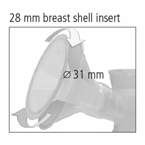 Ardo Breast Shell Insert 28mm